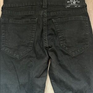 True Religion Women's Black Ankle Jeans